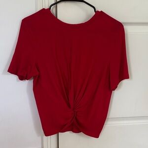 lululemon athletica Red Twist-Back Tee